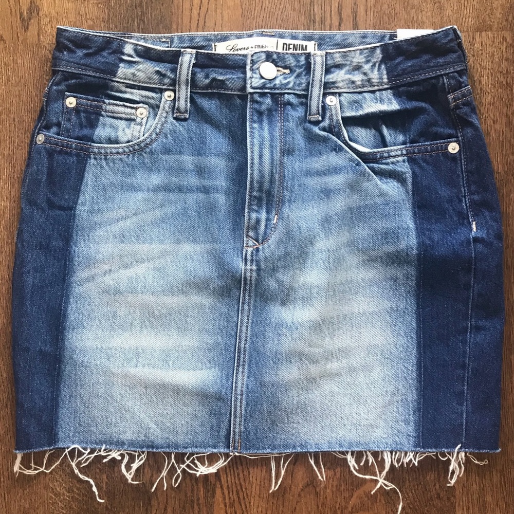 Lovers+Friends “Elijah” Denim Skirt Size 27